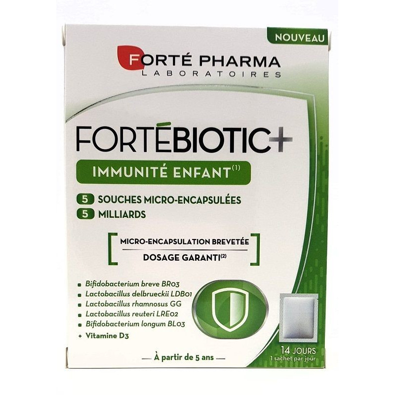 Forté Pharma Fortébiotic+ Immunité Enfant 14 Sachets