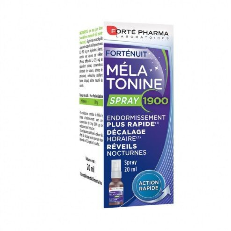 Forté Pharma FortéNuit Mélatonine 1900 Spray 20 ml