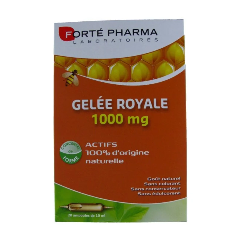 Forte Pharma Gelée Royale 1000mg 20 Ampoules
