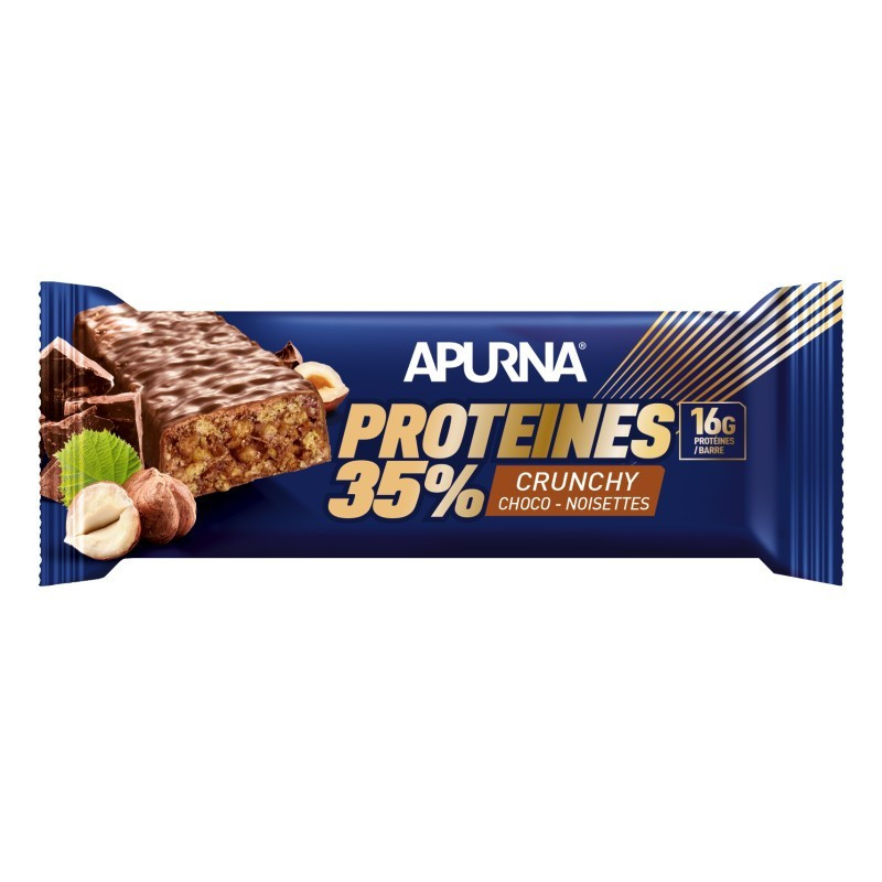 Apurna Barre Crunchy Choco-Noisettes 45g