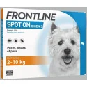 Frontline Spot On Chien S 2-10 kg 4 pipettes