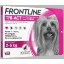 Frontline Tri-Act chiens 2-5kg 3 pipettes
