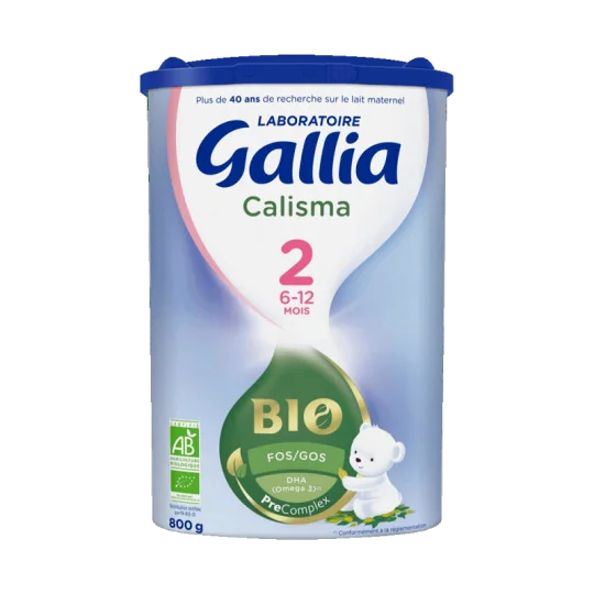 Gallia bio Calisma 2 6-12 mois 800g