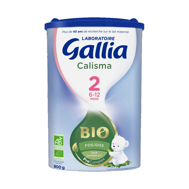 Gallia bio Calisma 2 6-12 mois 800g