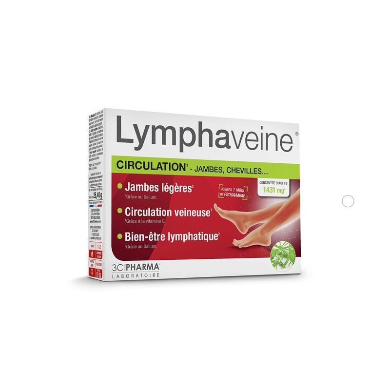 3 C Pharma Lymphaveine 30 comprimés