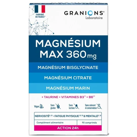 Granions Magnésium Max 360mg 90 comprimés