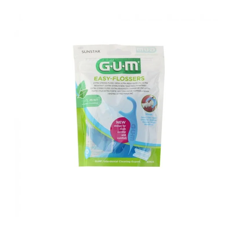 Gum Easy Flossers 30 Fils Dentaire Ultra Résistants