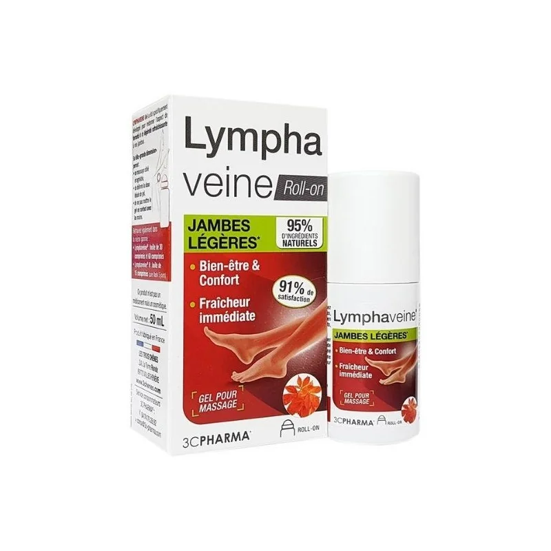 3 C Pharma LymphaVeine Roll-on 50ml
