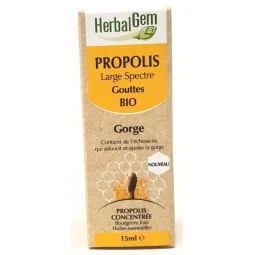 Herbalgem Propolis Bio Large Spectre Gouttes 15ml