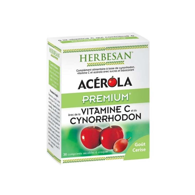 Herbesan Acerola Premium 30 comprimés
