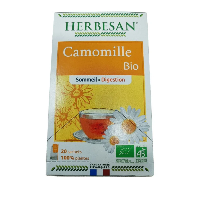 Herbesan Camomille Bio Sommeil Digestion 20 Sachets