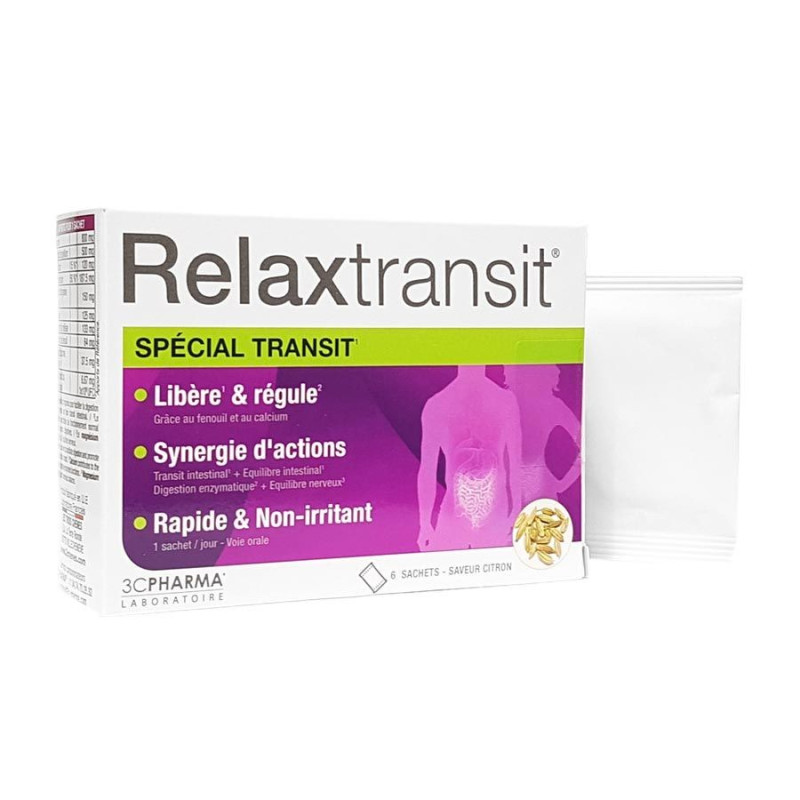 3 C Pharma Relaxtransit 6 sachets
