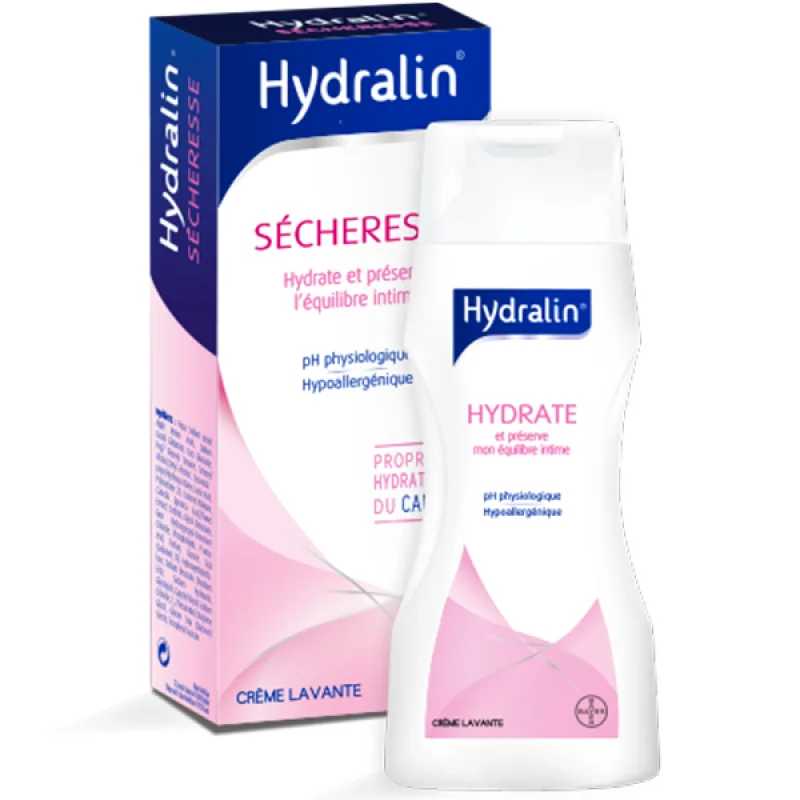 Hydralin Sècheresse Crème lavante intime 200ml