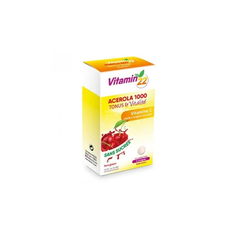 Ineldea Vitamin 22 Acerola 1000 24 comprimés