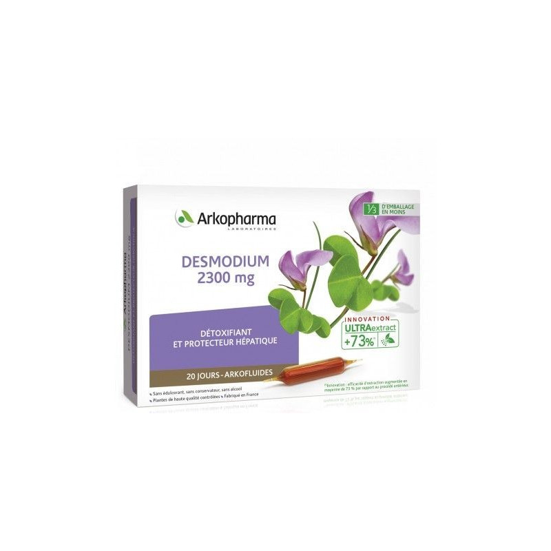 Arkofluides Desmodium 2300mg 20 Ampoules