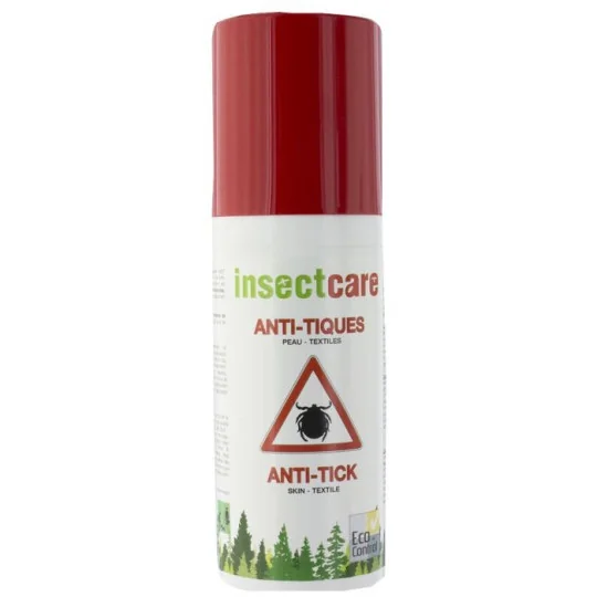 InsectCare Anti-Tiques Spray Peau Textiles 50ml