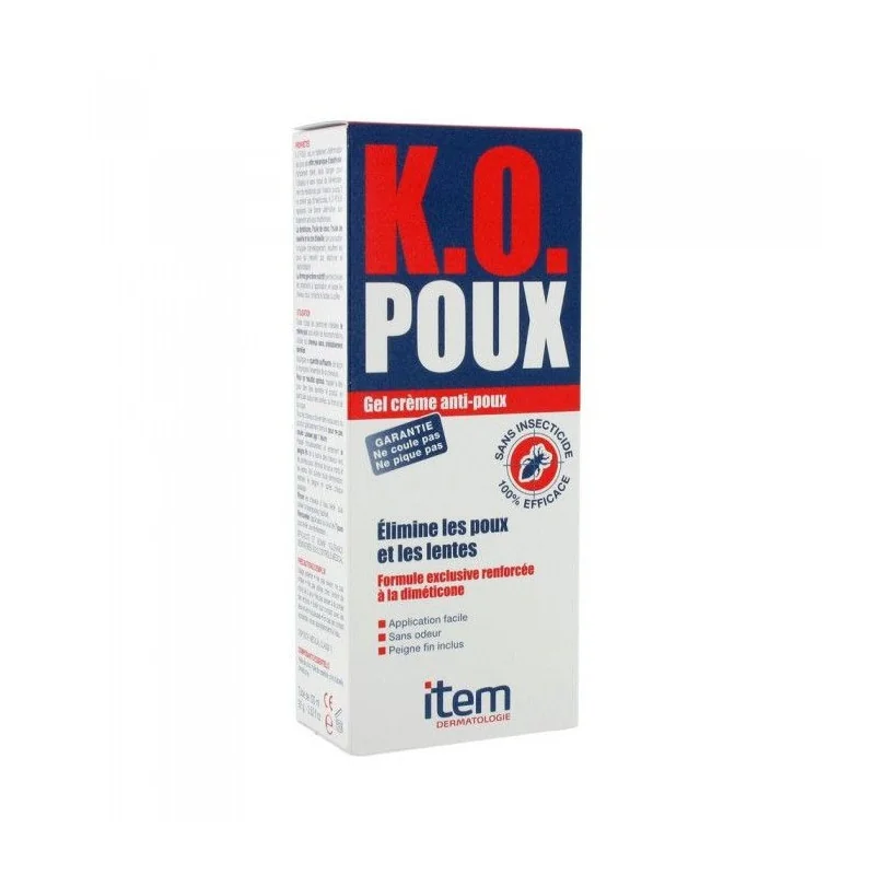 Item KO Poux Gel Crème 100ml