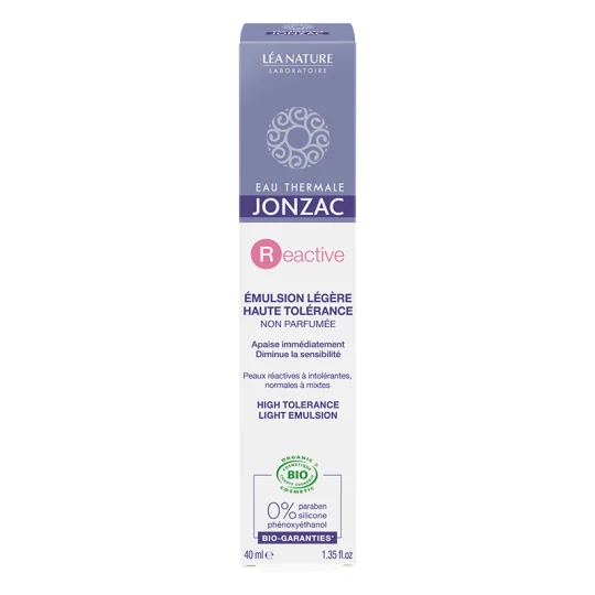 Jonzac Reactive Emulsion Légère Haute Tolérance Bio 40ml