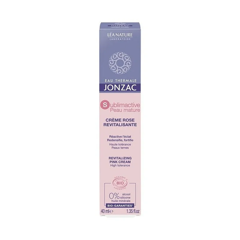 Jonzac Sublimactive Peau Mature Crème Rose Bio 40ml