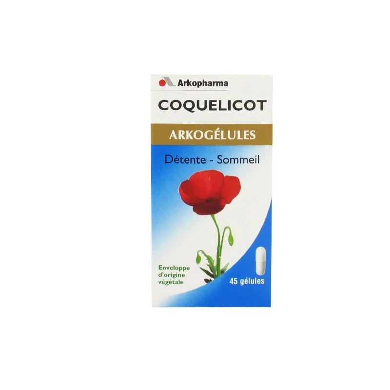 Arkogélules Coquelicot 45 gélules
