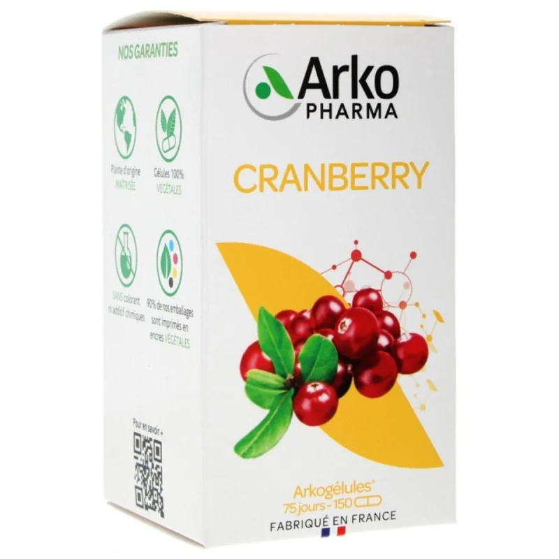 Arkogélules Cranberry 150 gélules