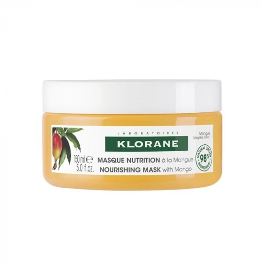Klorane Mangue Cheveux Secs Masque Nutrition 150ml
