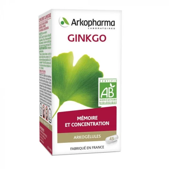 Arkogélules Ginkgo Bio 45 gélules