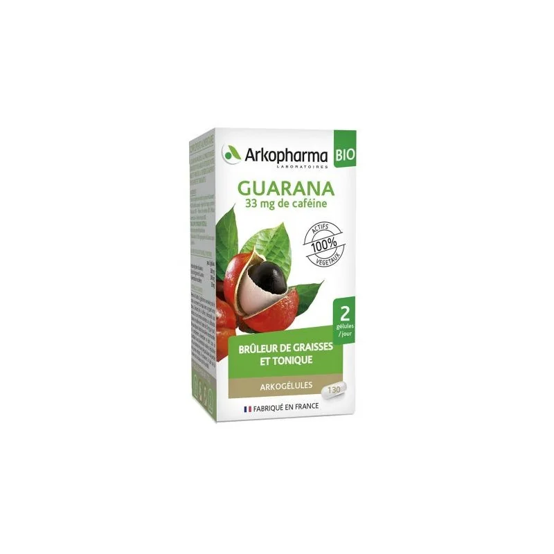 Arkogélules Guarana Bio 130 gélules