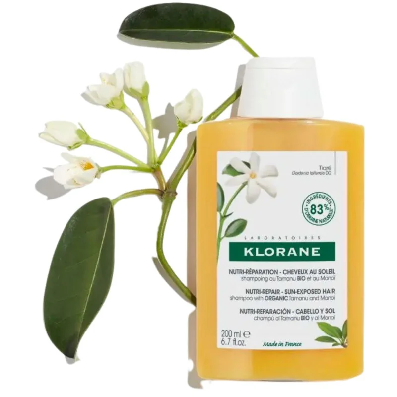 Klorane Tiaré Shampooing Nutri-réparation 200ml