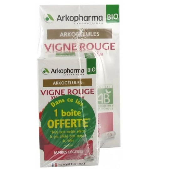 Arkogélules Vigne Rouge Bio 150 gélules+45 OFFERTES