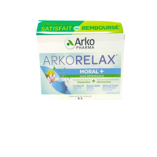 Arkopharma Arkorelax Moral+ Sans Dépendance 30 comprimés