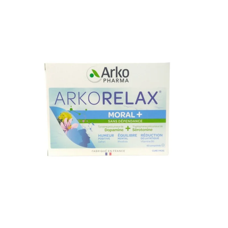 Arkopharma Arkorelax Moral+ Sans Dépendance 60 comprimés