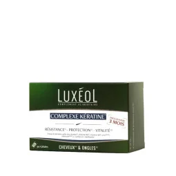 Luxéol Complexe Kératine Cheveux & Ongles 90 gélules