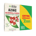 Arkopharma Azinc Acérola 1000 Vitamine C Bio Vegan 2x30 Comprimés à Croquer