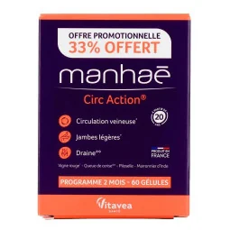 Manhaé Circ Action 60 gélules