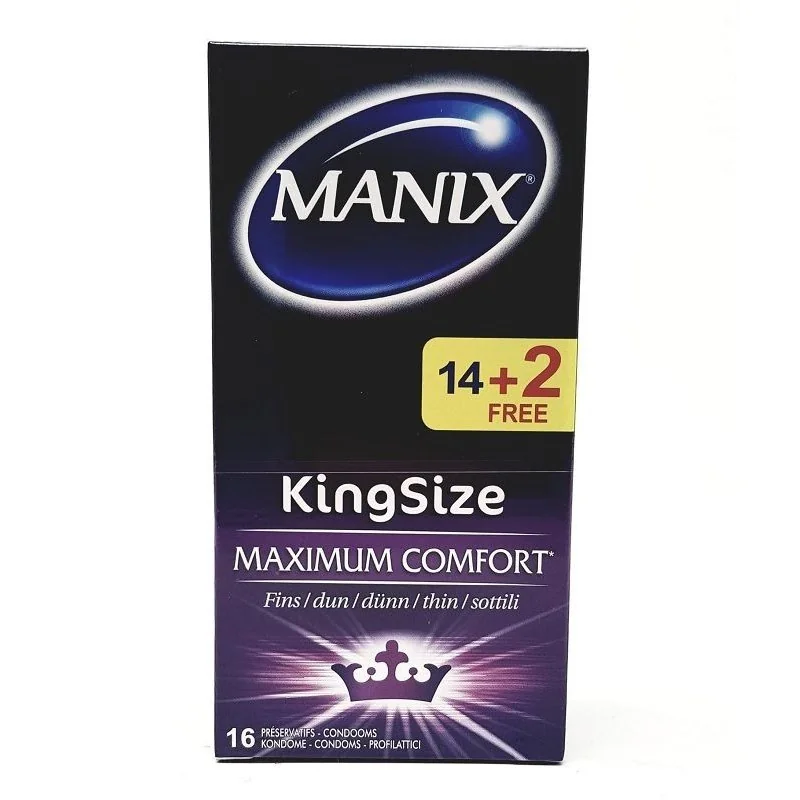 Manix King Size 14 Préservatifs +2 OFFERTS