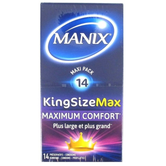 Manix KingSize Max Préservatifs x 14