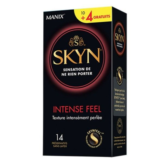 Manix Skyn Intense Feel Préservatifs Sans Latex 10 + 4 Offerts.