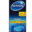 Manix Super 14 Préservatifs +2 OFFERTS