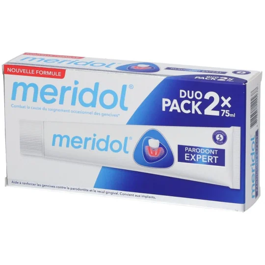 Méridol Parodont Expert Dentifrice 75mlX2