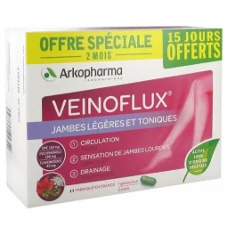 Arkopharma Veinoflux 45 Gélules +15 OFFERTES
