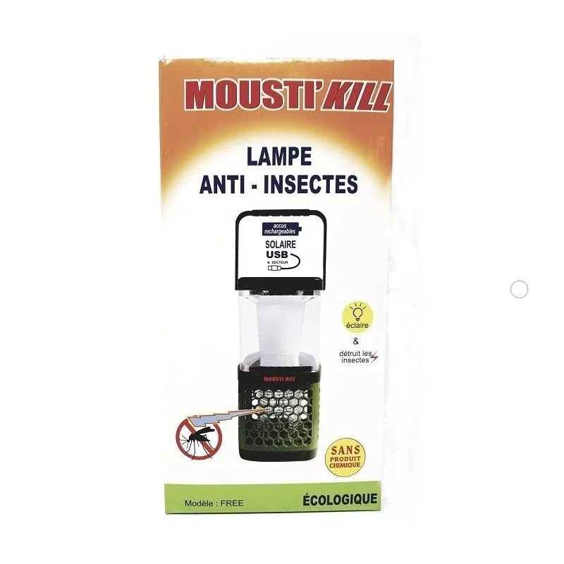 Mousti'Kill Lampe Anti-insectes Free