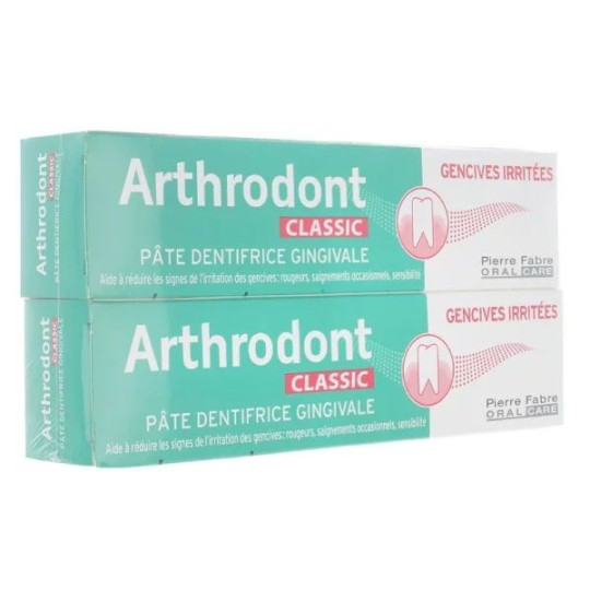 Arthrodont Classic Pâte Dentifrice Gingivale 2X75ml