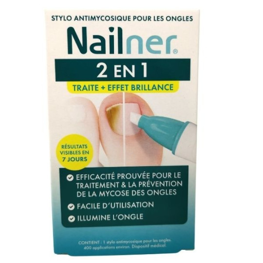 Nailner 2 En 1 Stylo Antimycosique Ongles 4ml