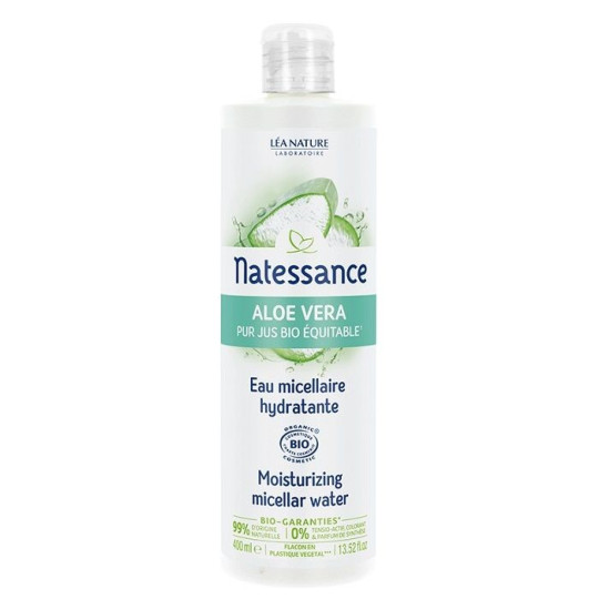 Natessance Aloe Vera Eau Micellaire Hydratante Bio 400ml