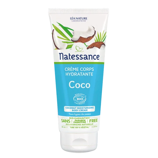 Natessance Crème Corps Coco Bio 200ml