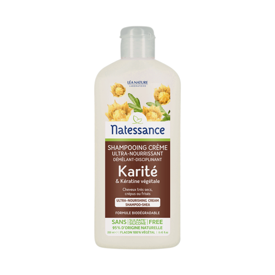 Natessance Shampooing Crème Karité 250ml