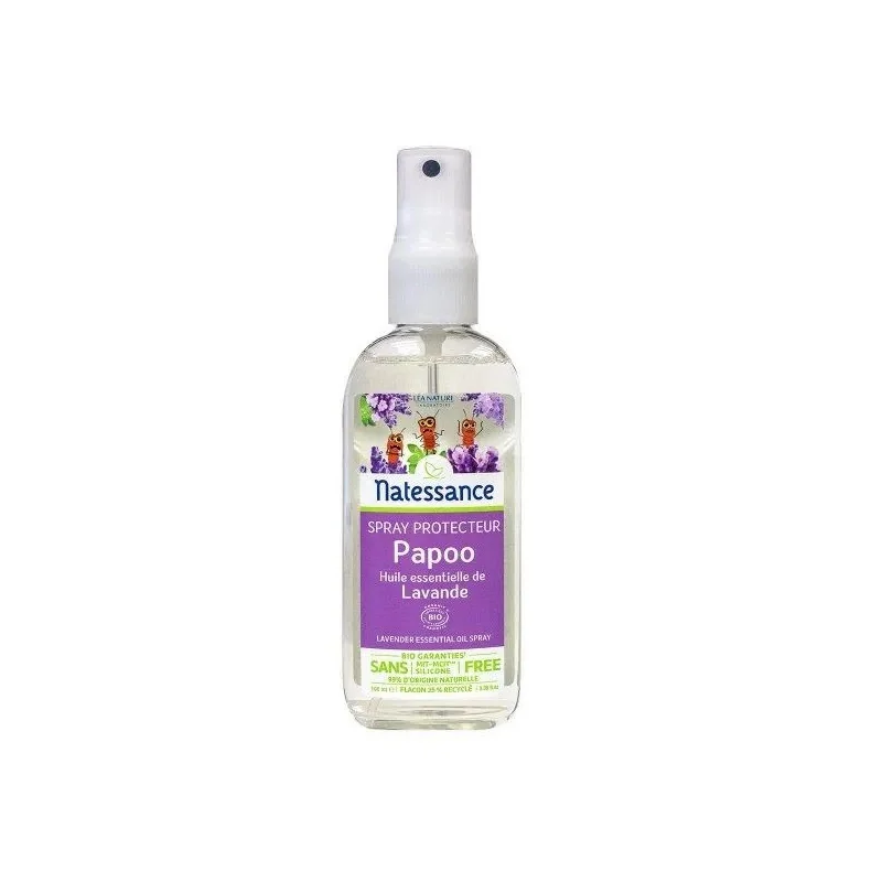 Natessance Spray Protecteur Papoo Répulsif Bio 100ml