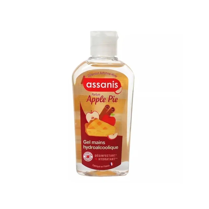 Assanis Pocket Gel Hydroalcoolique Parfum Apple Pie 80ml