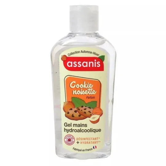 Assanis Pocket Gel Hydroalcoolique Parfum Cookie Noisette 80ml